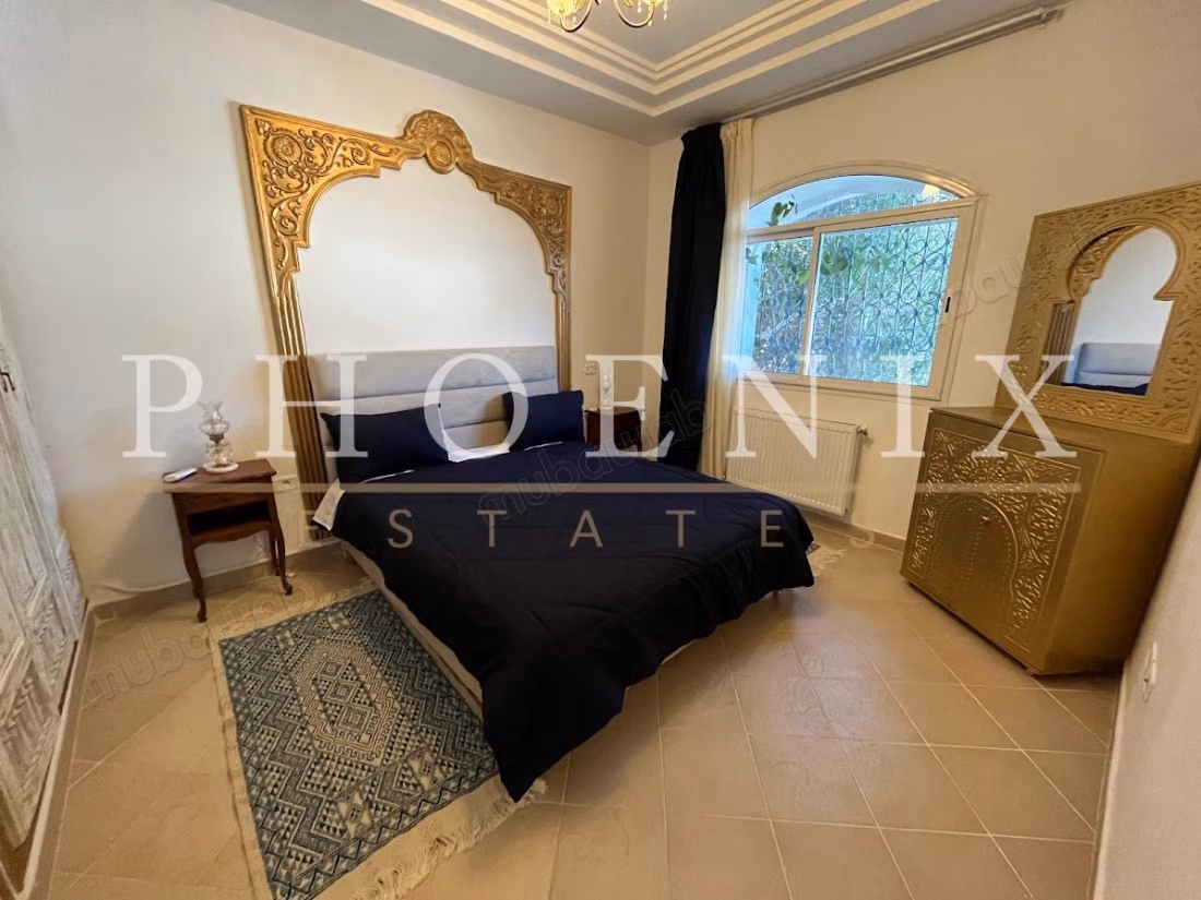 Villa S3 meublée avec piscine à La Marsa