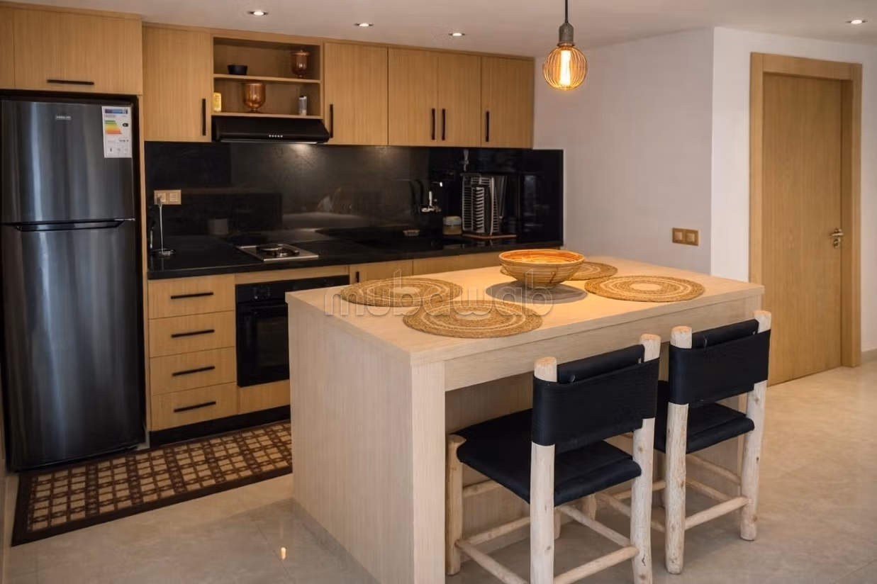 Bel appartement en location à Guéliz. 3 pièces. Bien meublé — 3