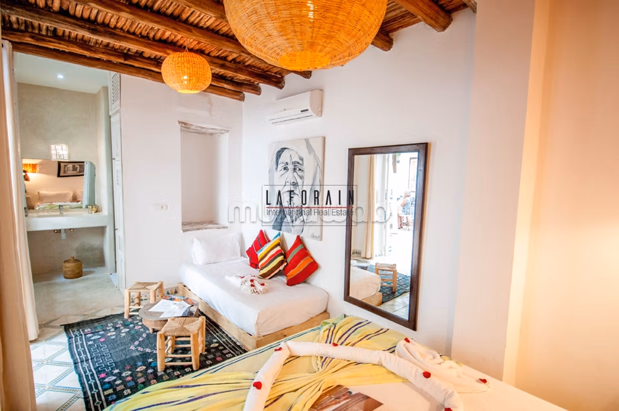 Riad Hôtel & Spa rentable à vendre – Murs & Fonds