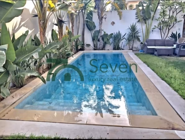 Une villa s5 avec piscine à Gammart