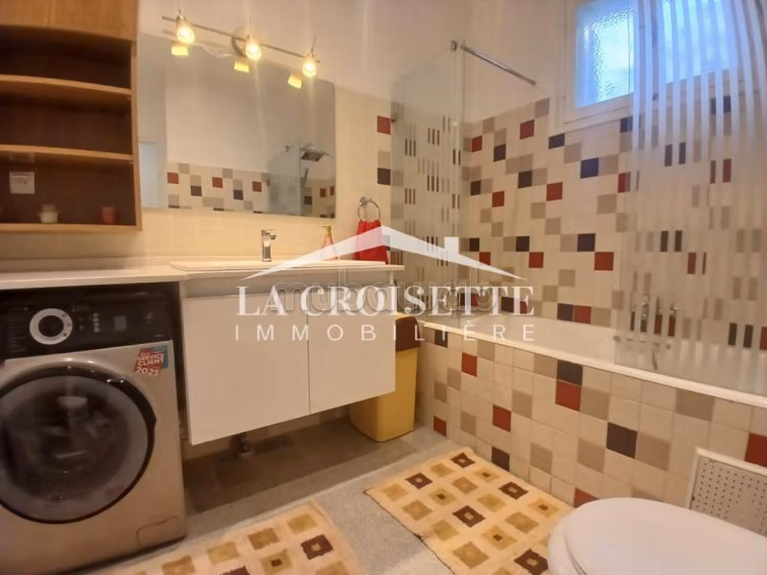 Rez de chaussée de villa s3 meublé à La Marsa