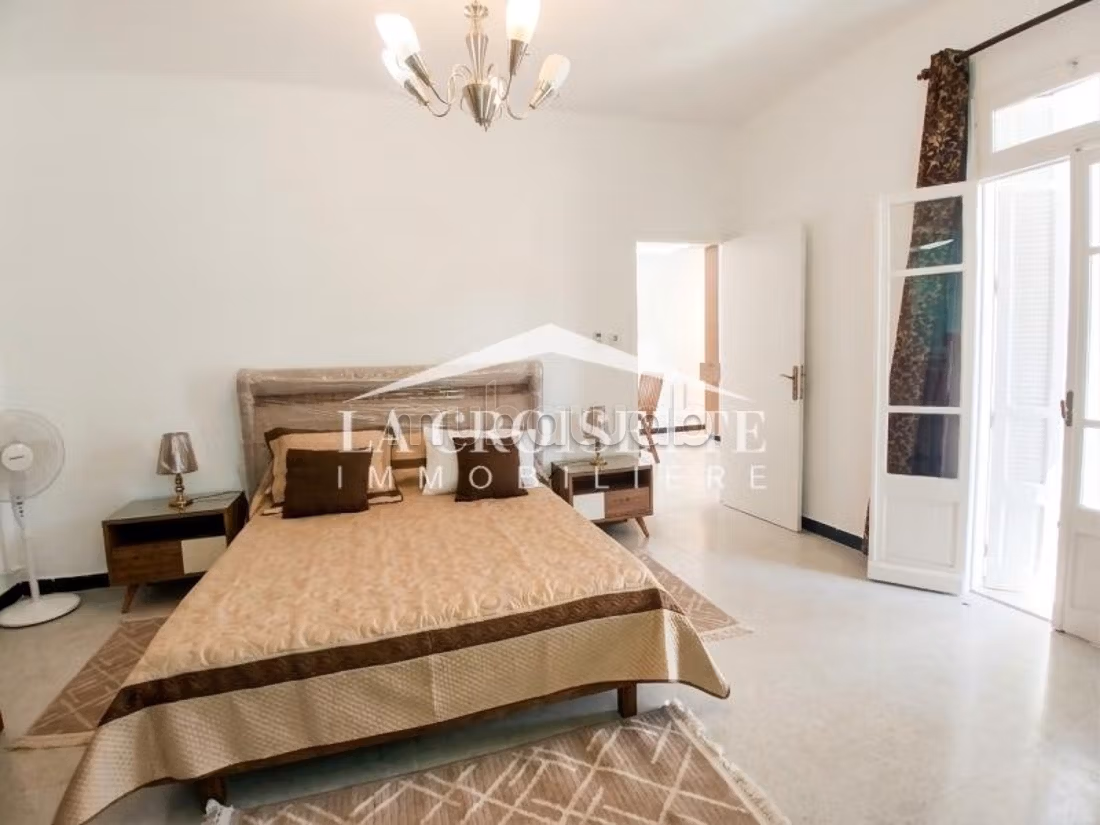 Rez de chaussée de villa s3 meublé à La Marsa