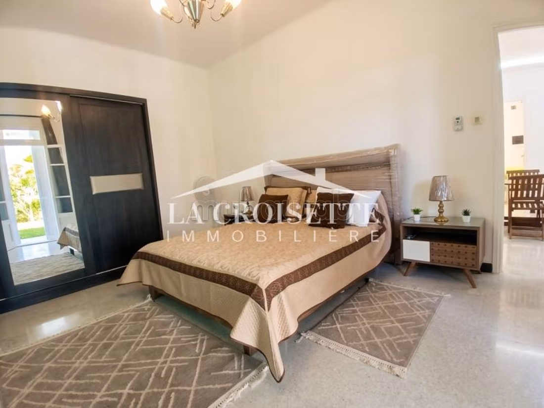 Rez de chaussée de villa s3 meublé à La Marsa