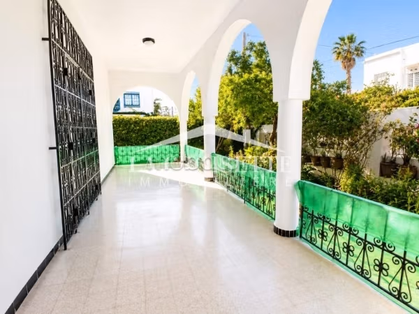 Ground floor of furnished S3 villa in La Marsa