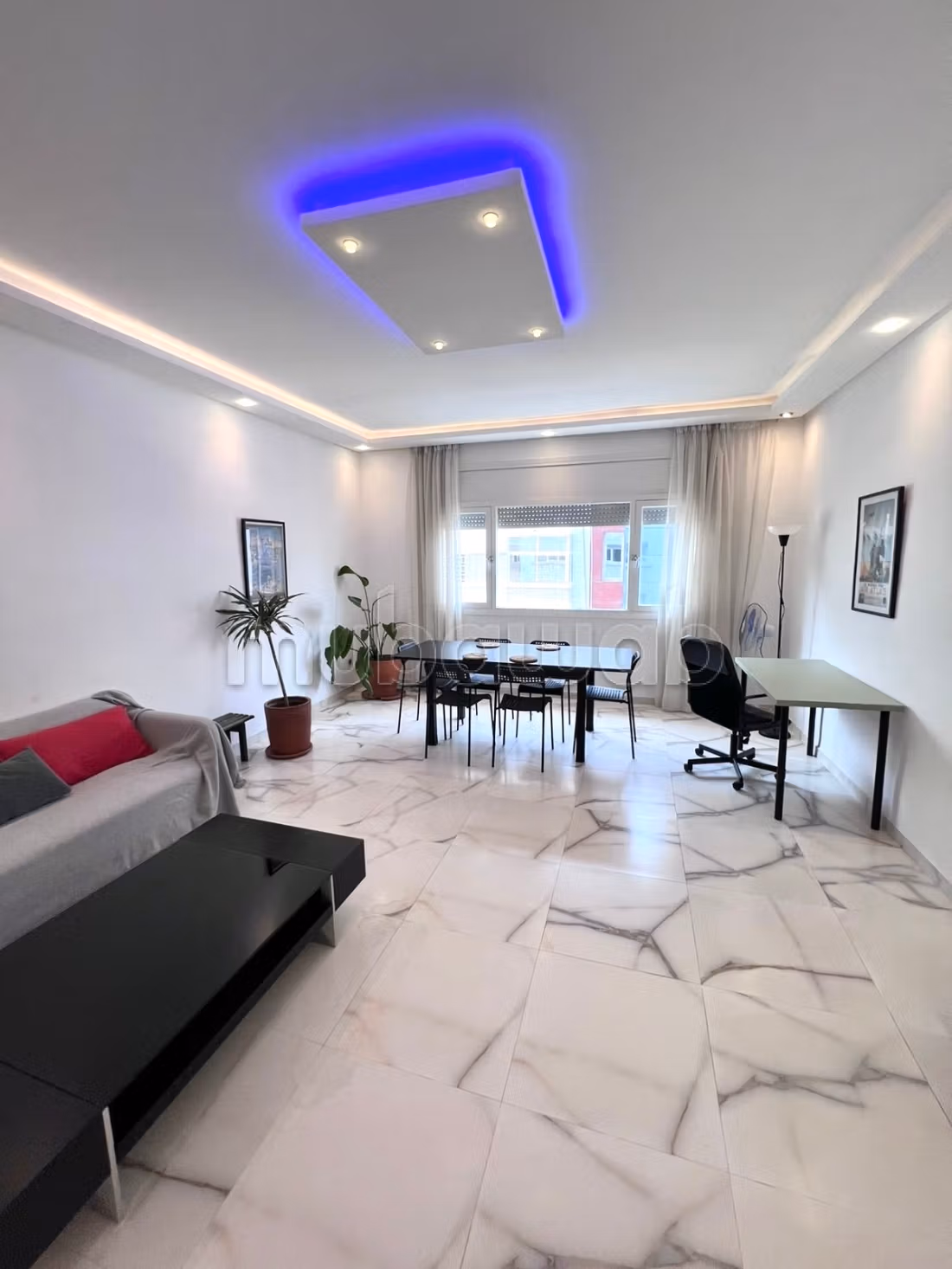 Très bel appartement en location à Haut Agdal. 2 belles chambres. Bien meublé