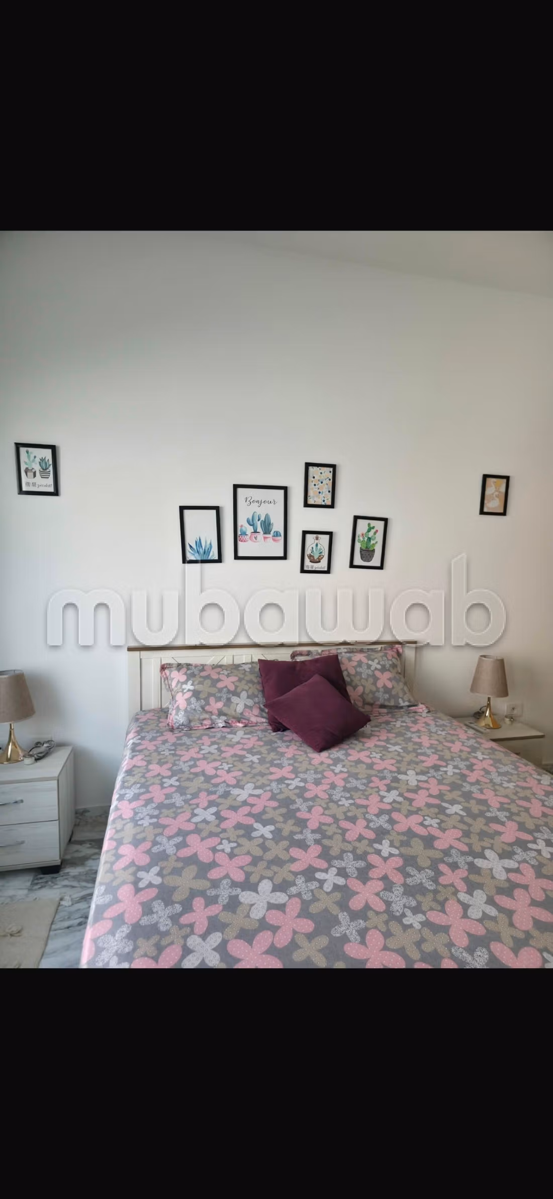 Bel appartement me en location à Les Jardins de Carthage. 1 chambre. Bien meublé