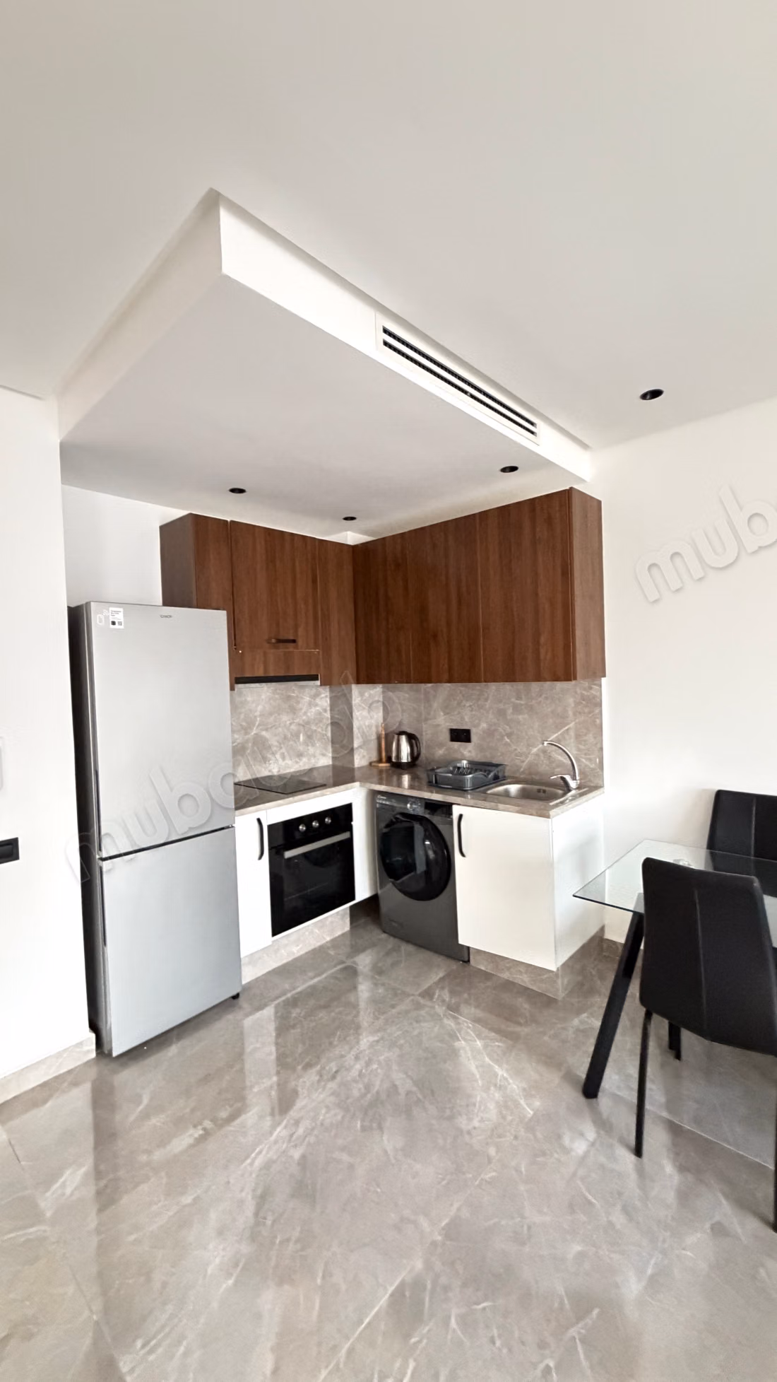Flat for rent in Casablanca Finance City. Area 60 m². Cellar