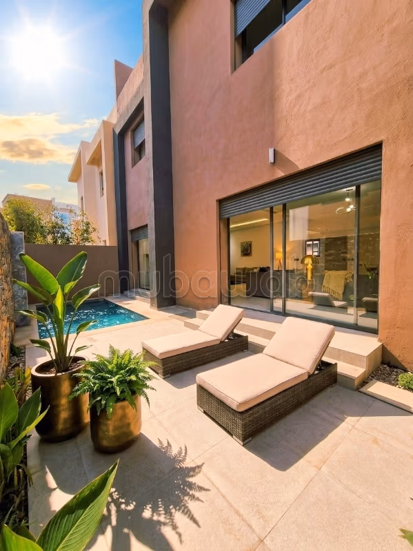 Jolie villa avec piscine meublée tte neuve