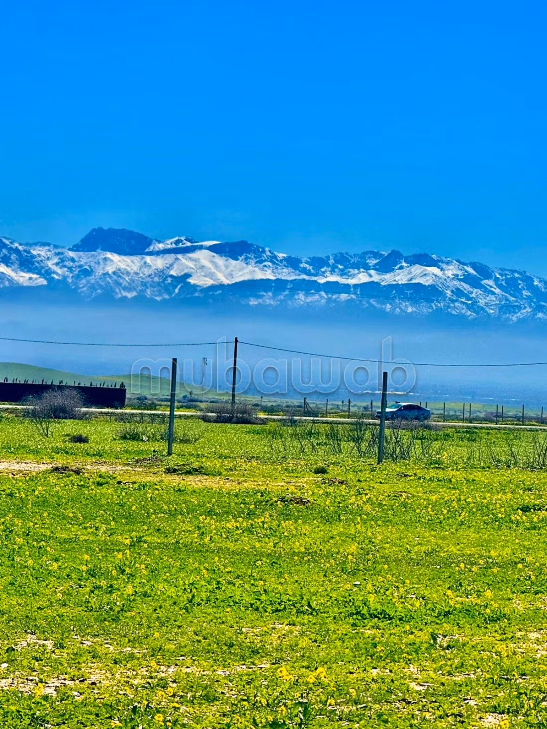 Exceptional land in Marrakech Bourrous Road