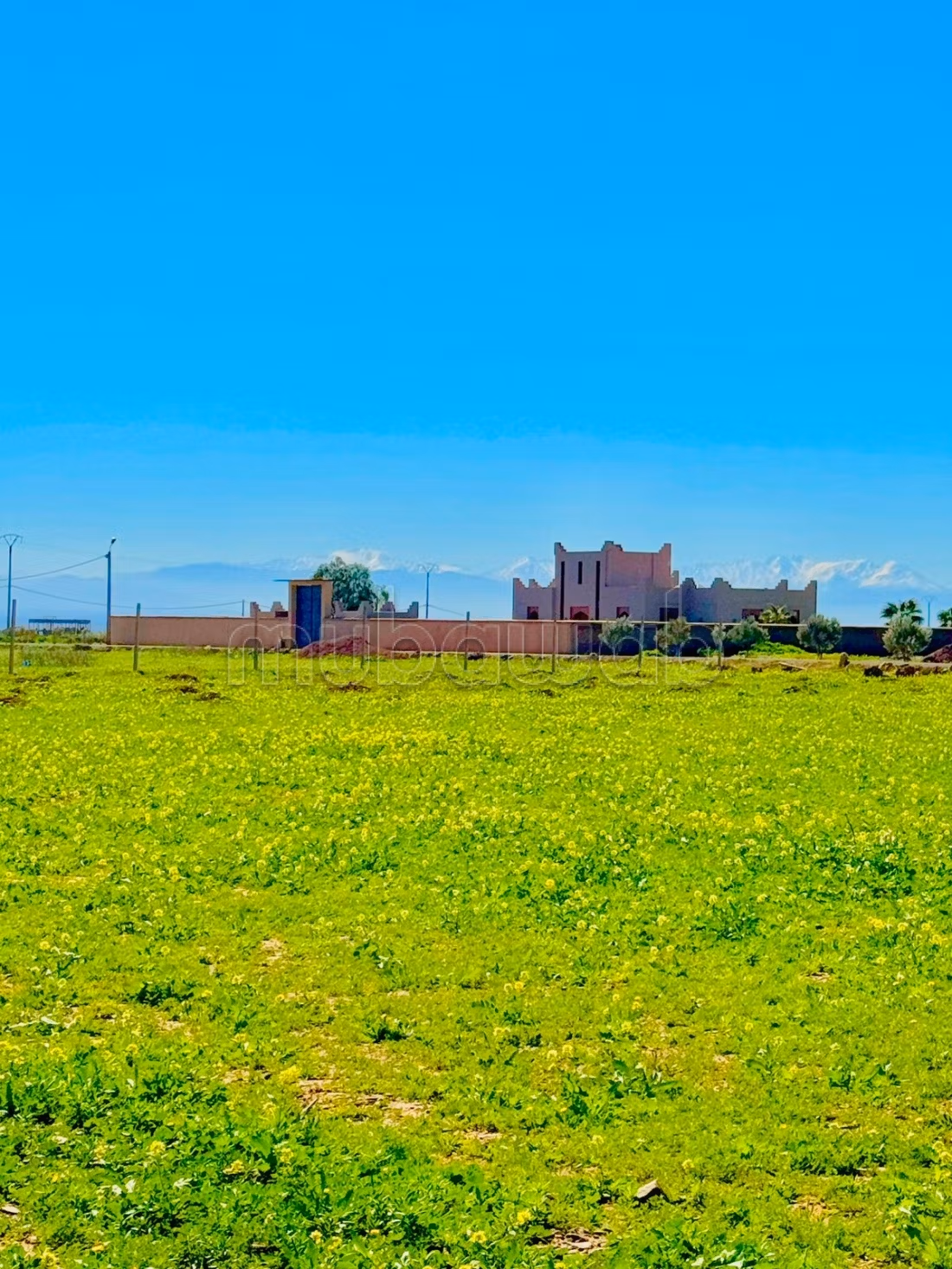 Exceptional land in Marrakech Bourrous Road