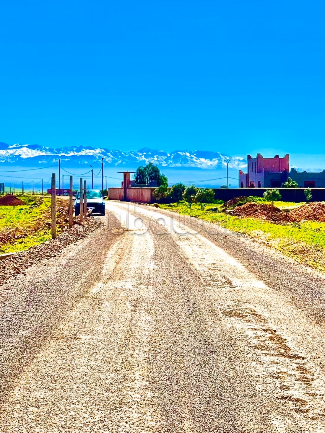 Exceptional land in Marrakech Bourrous Road