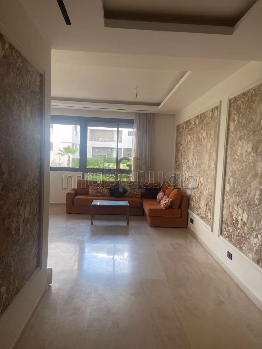 Appartement en rez de chaussée à louer à L'orangeraie 
Souissi