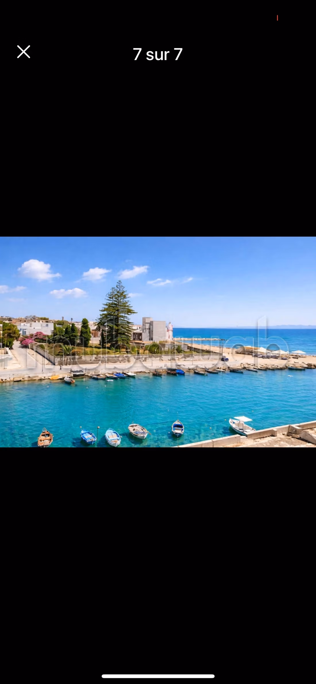 À vendre appartement vue mer