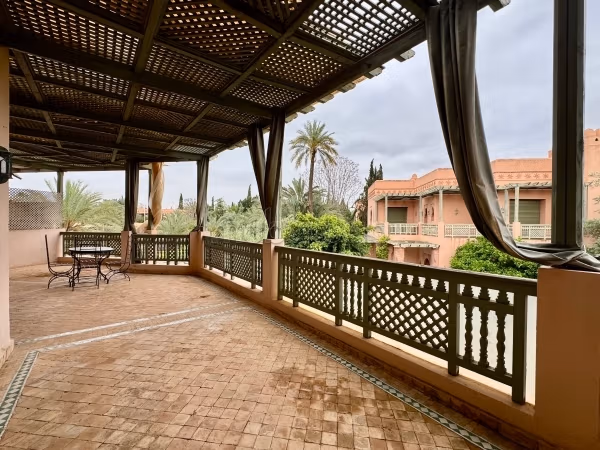 Palmeraie: appartement 2 Chs avec terrasse 40 m2