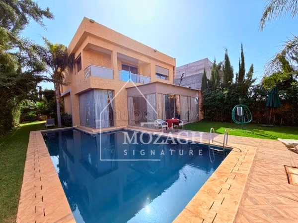 Maestosa villa in affitto a Route Casablanca. 5 locali. Arredato