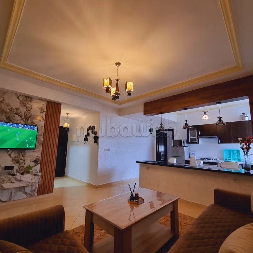 Appartementen te huur in Tanger City Center. 1 Ruimte. Gemeubileerd