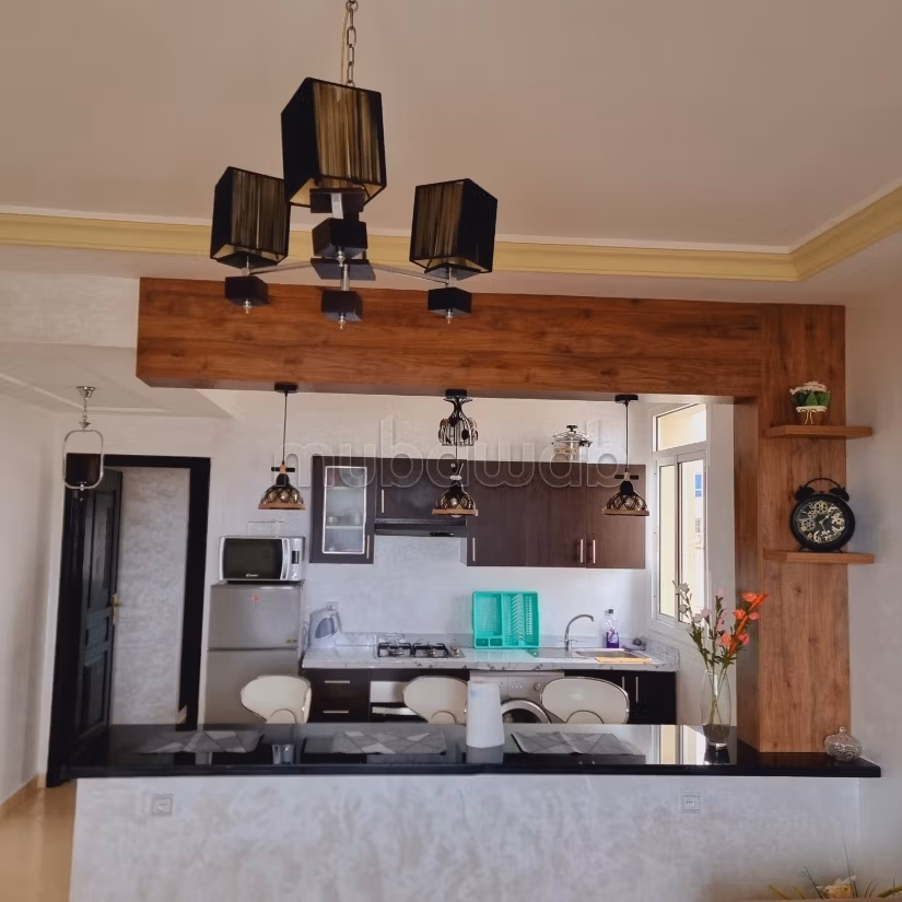 Appartementen te huur in Tanger City Center. 1 Ruimte. Gemeubileerd