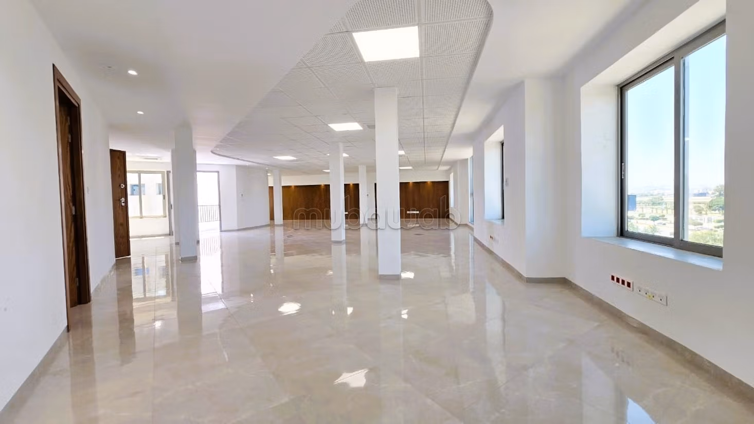 Spacious office with a panoramic view