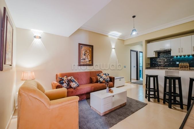 Bel appartement à vendre à Ouasis. 
2 pièces confortables. 
Bien meublé