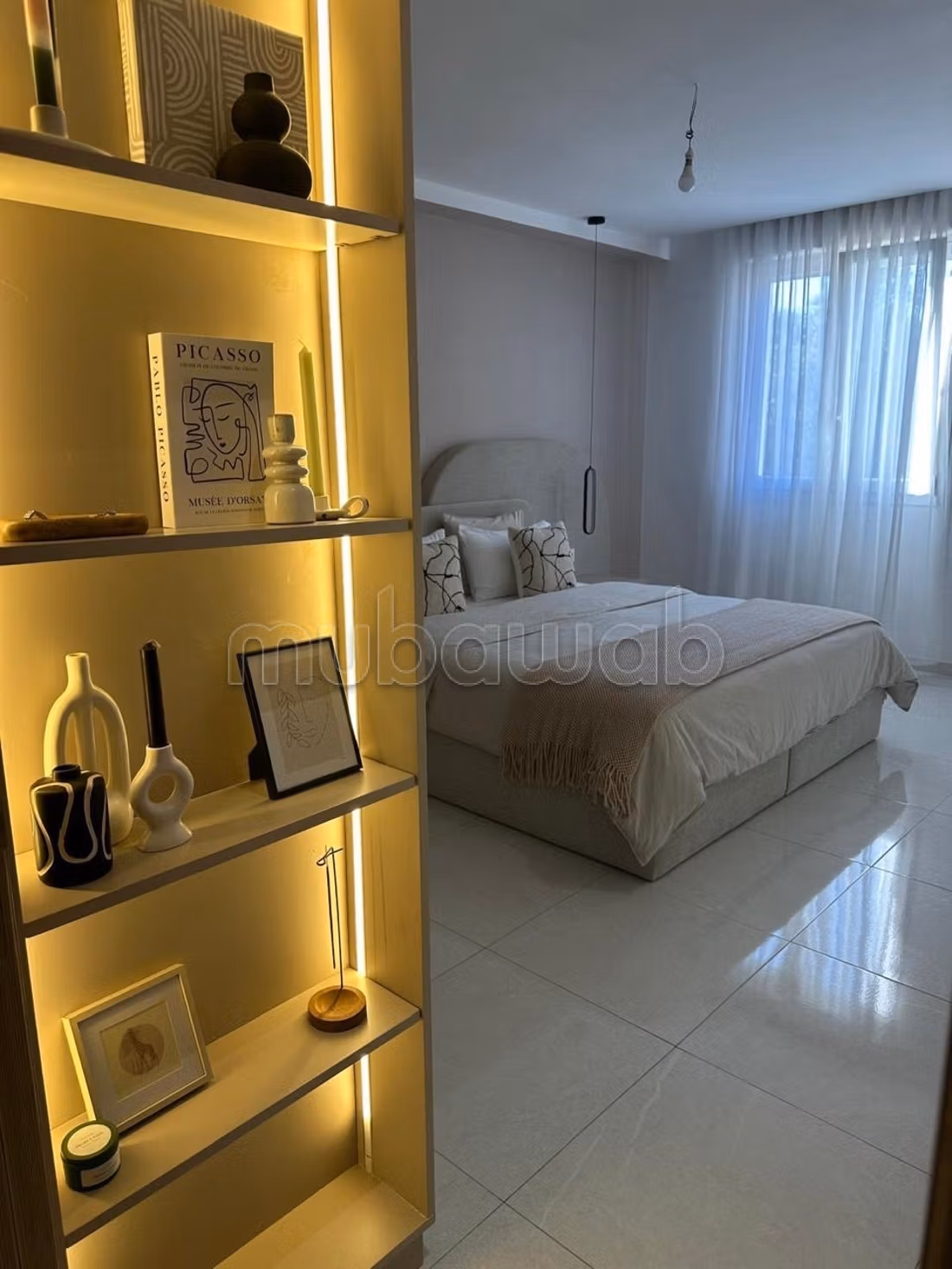Vente d'un bel appartement à Tanja Balia. 
3 belles chambres. 
Bien meublé — 6