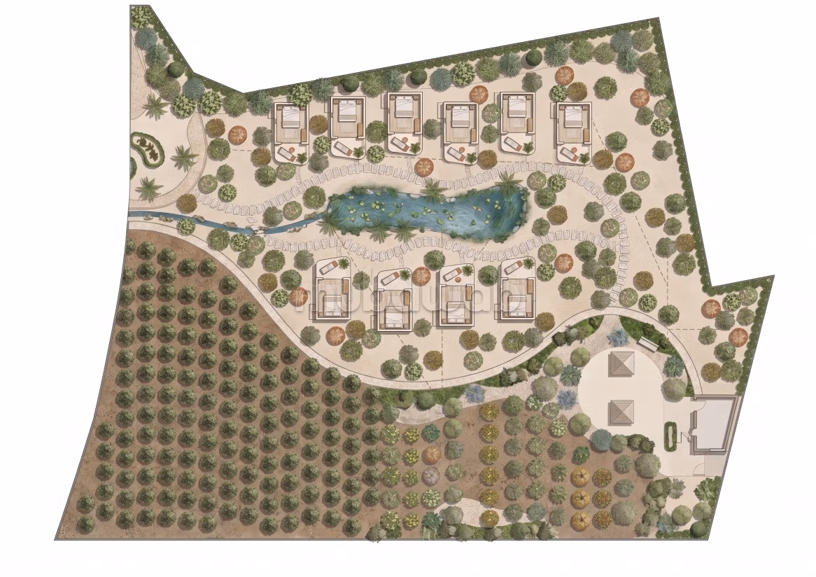 Ferme titrée 4 ha avec villa et piscine