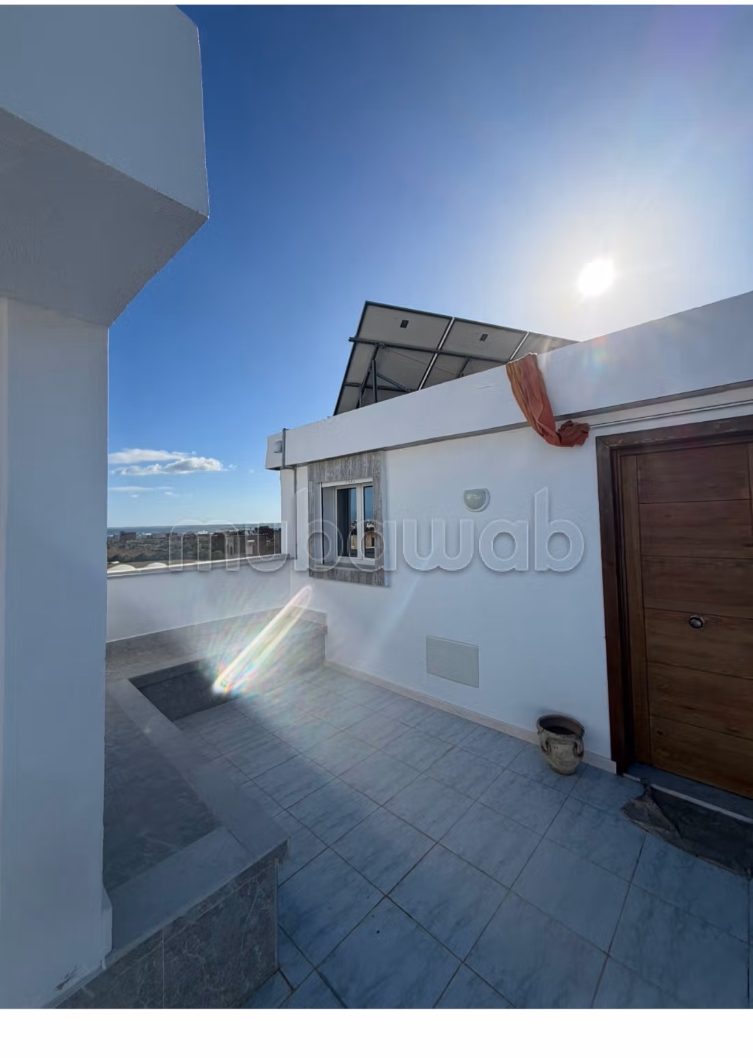 Apartments for rent in Cité El Agba. Surface area 65 m². Parking spaces and terrace