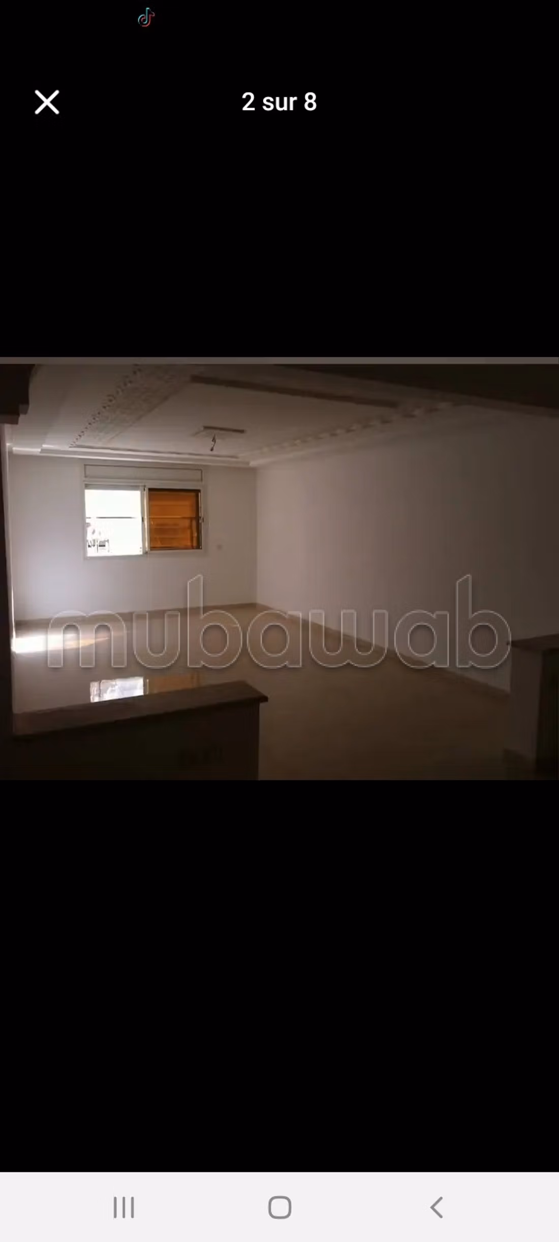 Vend appartement route kenitra 
Surface totale 98 m². Vue sur mer et porte blindée