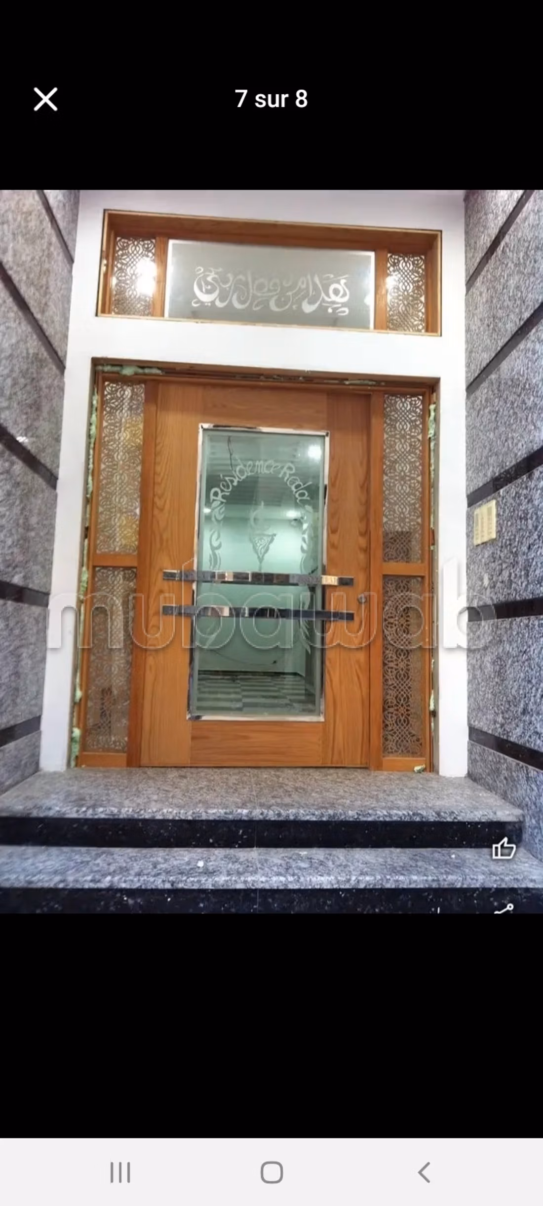 Vend appartement route kenitra 
Surface totale 98 m². Vue sur mer et porte blindée