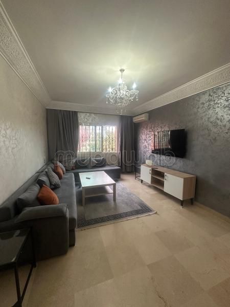 Appartement à louer à Guéliz. Surface totale 75 m². Meublé