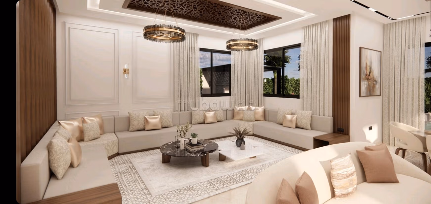 Een luxe villa te koop met uitzicht op zee