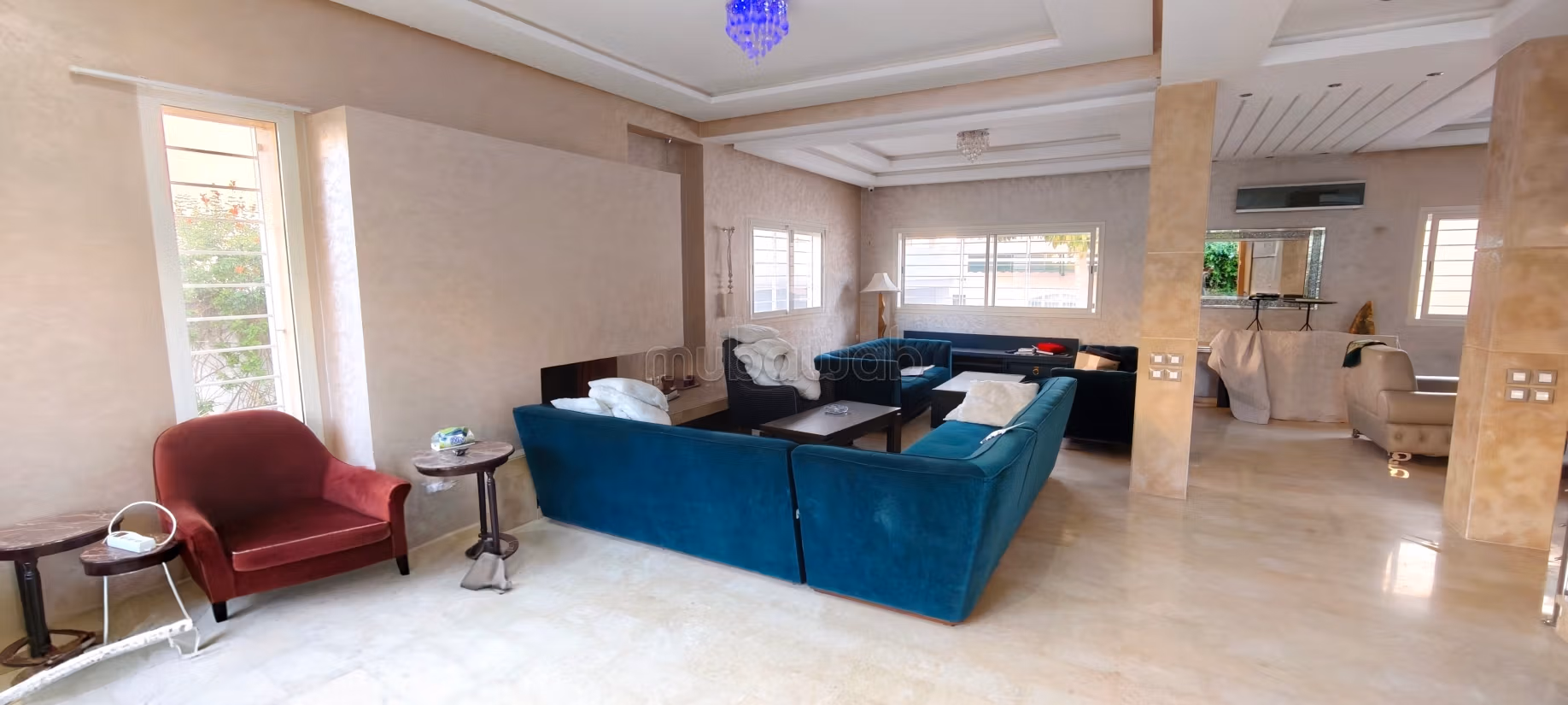Villa meublée avec piscine à louer – Hay Riad, Rabat