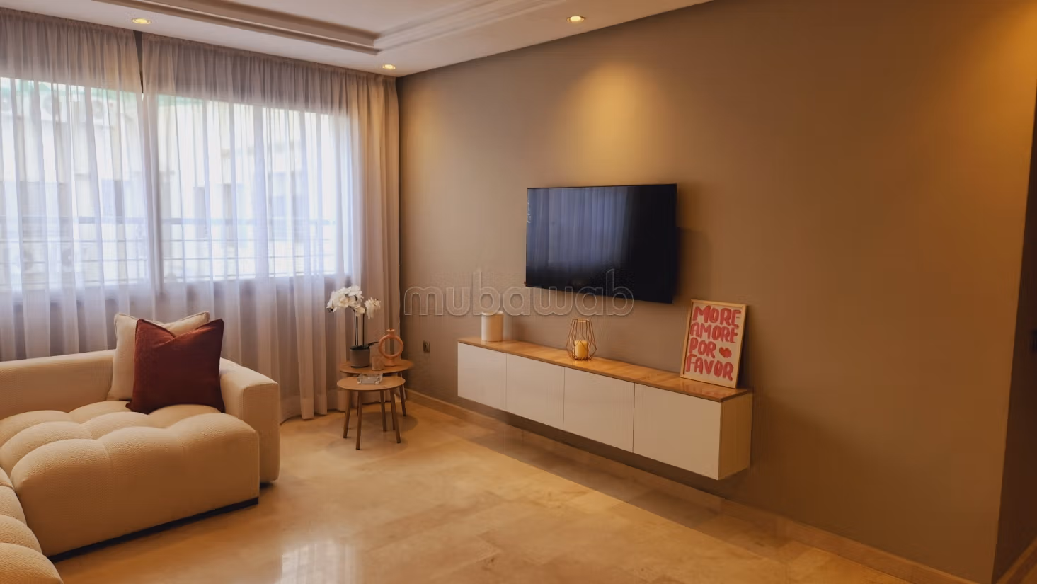 Superbe Studio Premium Meublé à Racine – Casablanca