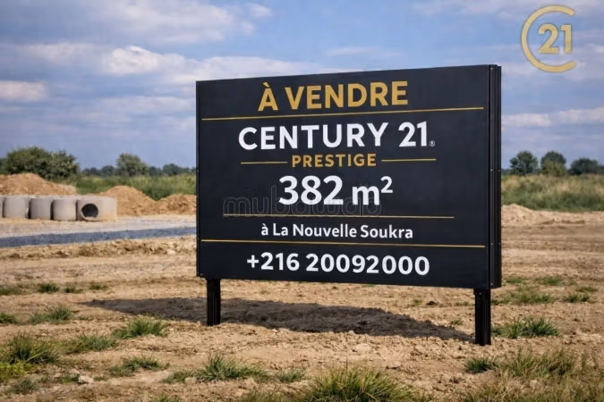 Un Terreno nella Nuova Soukra in Vendita