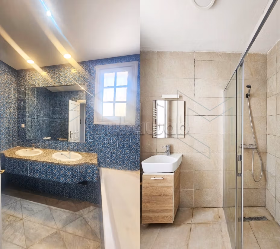 À louer une villa S4 plein pied à Carthage dermech
