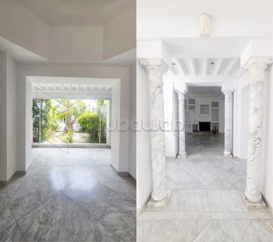À louer une villa S4 plein pied à Carthage dermech