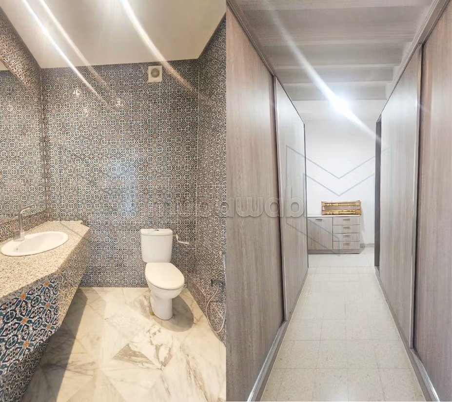 À louer une villa S4 plein pied à Carthage dermech