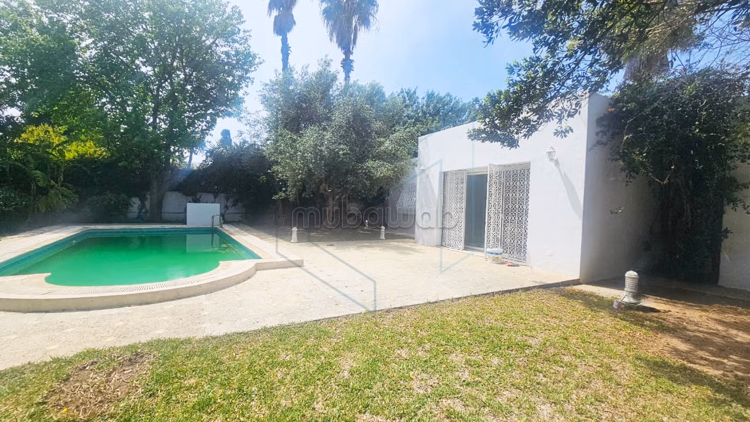 À louer une villa S4 plein pied à Carthage dermech