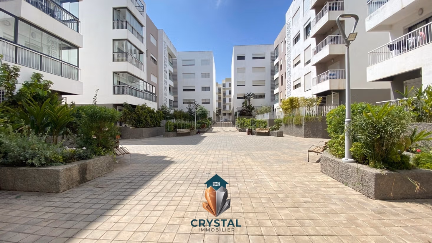 Appartement meublé à louer Victoria 
Bouskoura