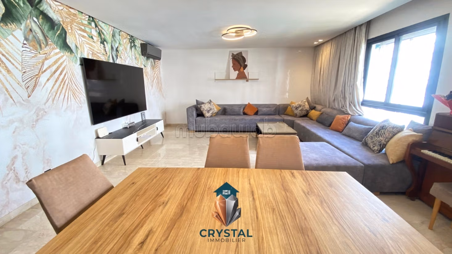 Appartement meublé à louer Victoria 
Bouskoura