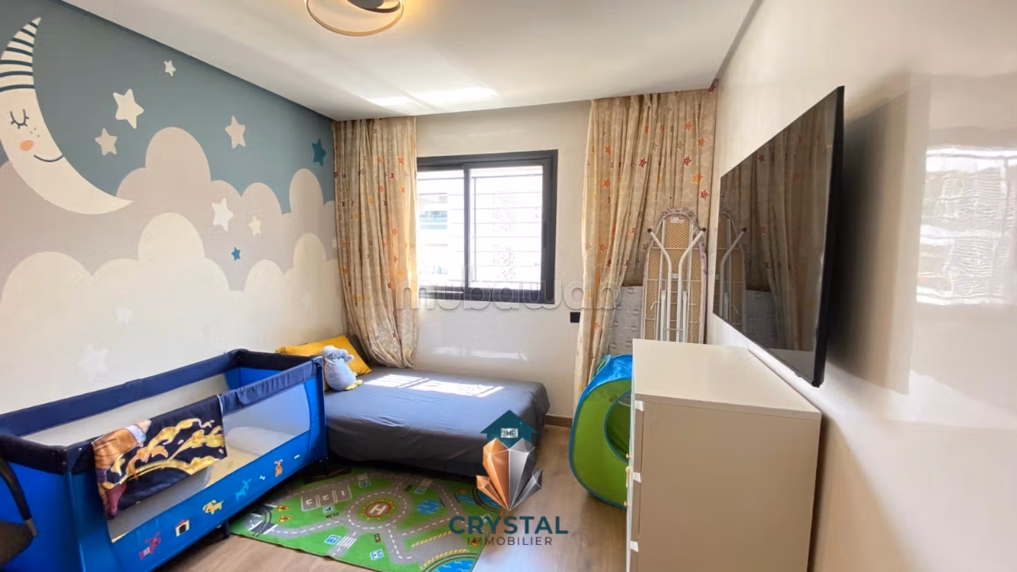 Appartement meublé à louer Victoria 
Bouskoura