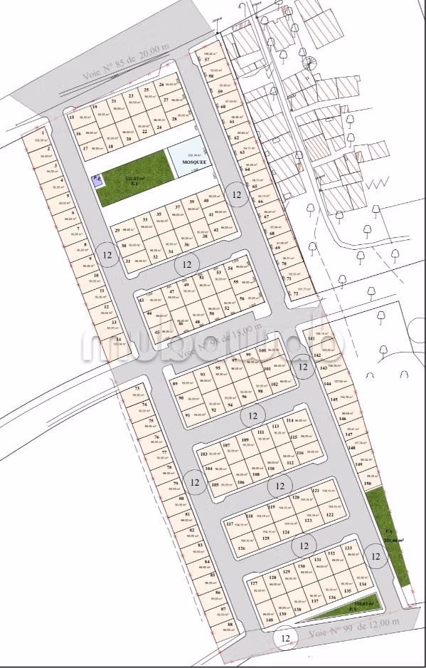 Terrain 3hectares avec projet de loti 
hda lforosia