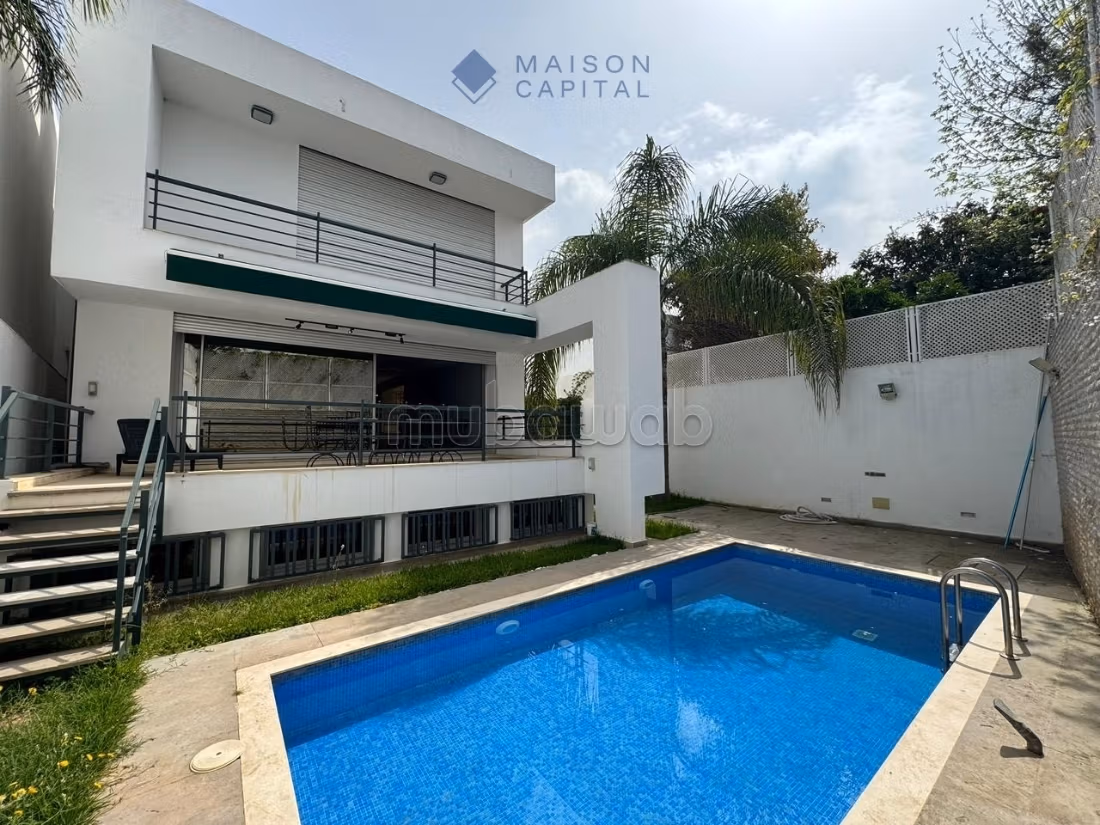 Modern villa with pool FOR RENT: Hay Riad