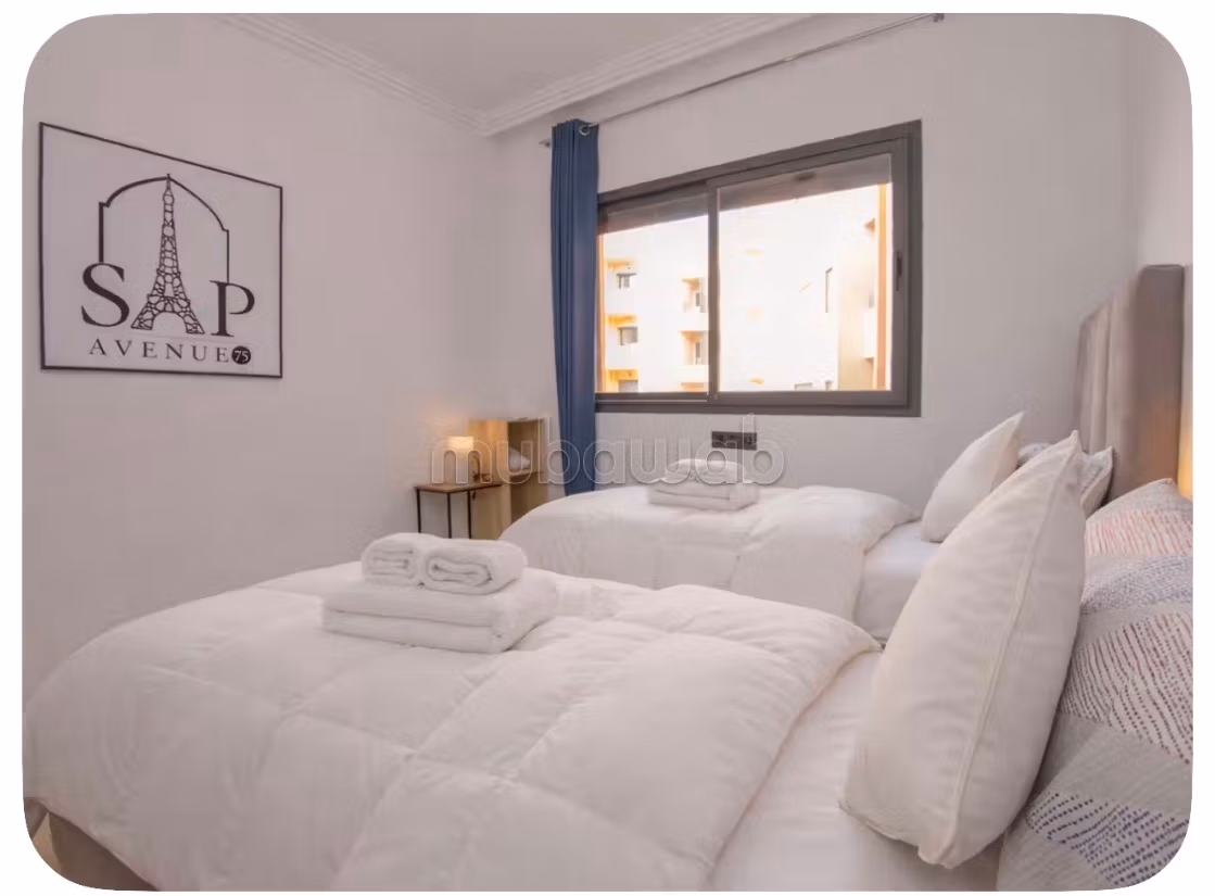Appartement à louer à Samlalia. 2 chambres agréables. Meublé — 5