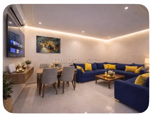Superbe appartement à louer à Hay Mabrouka.
Superficie 80 m².
Bien meublé