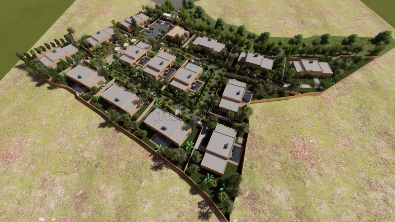 Vente terrain à la route fes.
Superficie 24000 m²