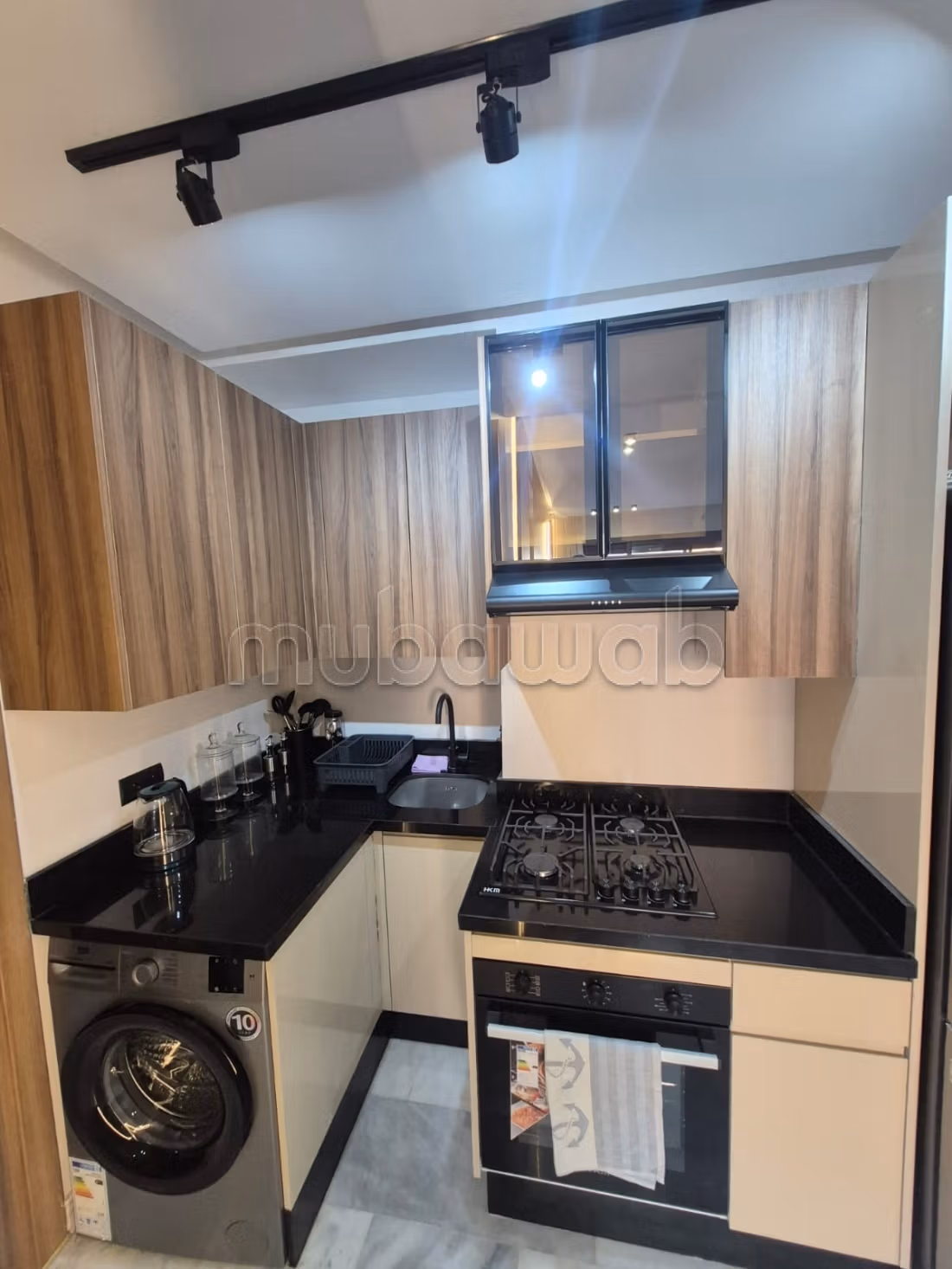 Bel appartement en location à Maârif. 
Surface de 45 m². 
Meublé