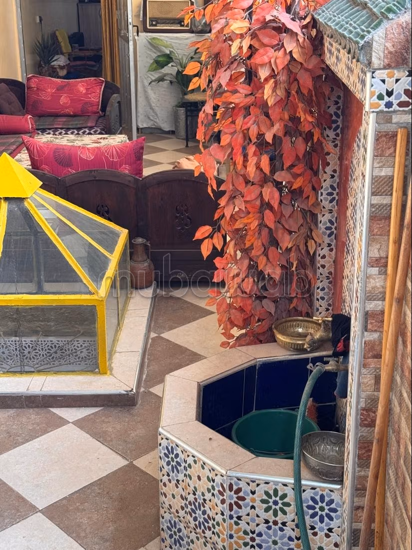 Superb riad for sale in Rmila. 4 rooms. Cellar
