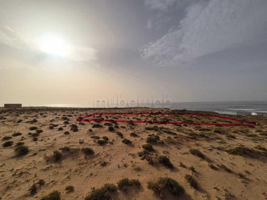 ️ Terrain 300m² vue mer Sidi Ouassay ️