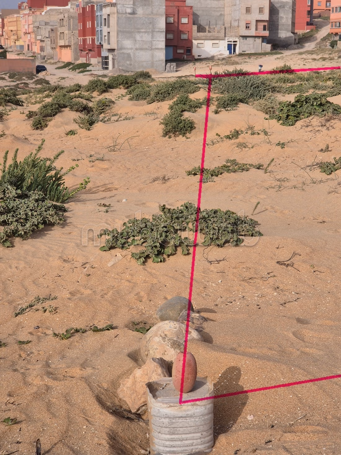 ️ Terrain 300m² vue mer Sidi Ouassay ️