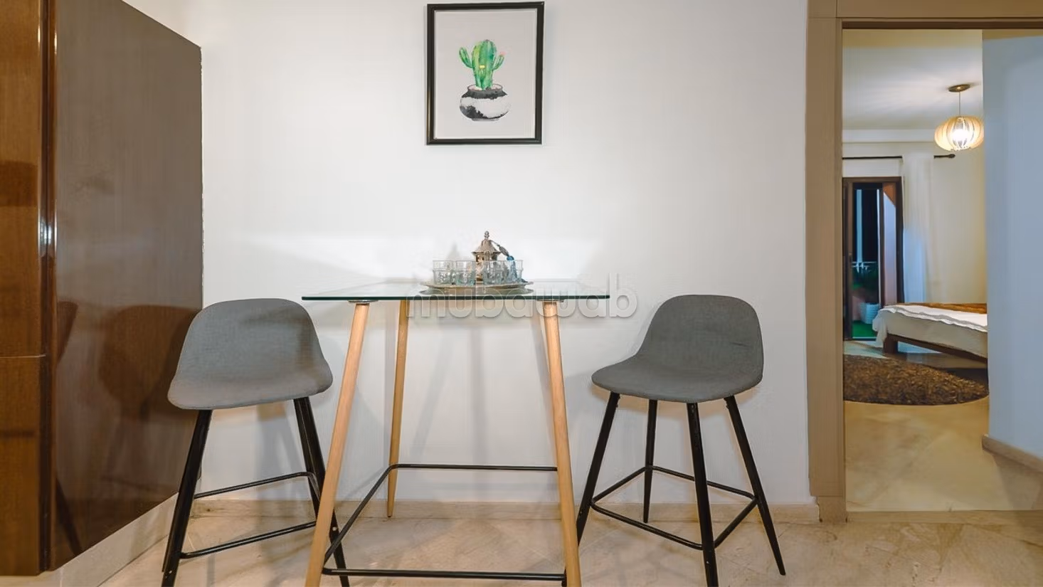 Appartement à louer à Guéliz. 1 chambre. Bien meublé